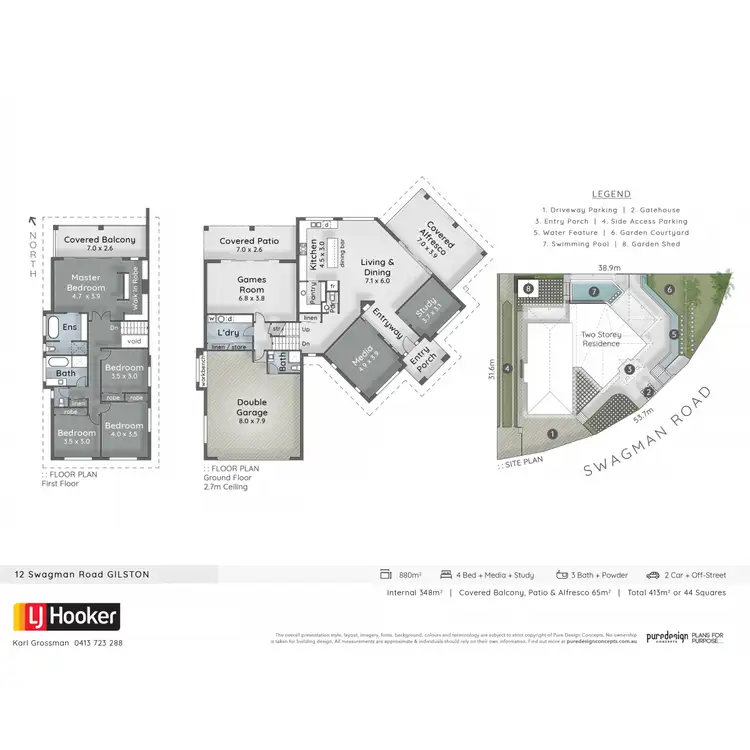 Floorplan of Homely house listing, 12 Swagman Road, Gilston QLD 4211