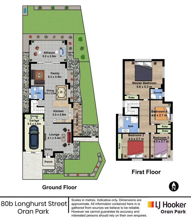 Floorplan of Homely house listing, 80b Longhurst Street, Oran Park NSW 2570