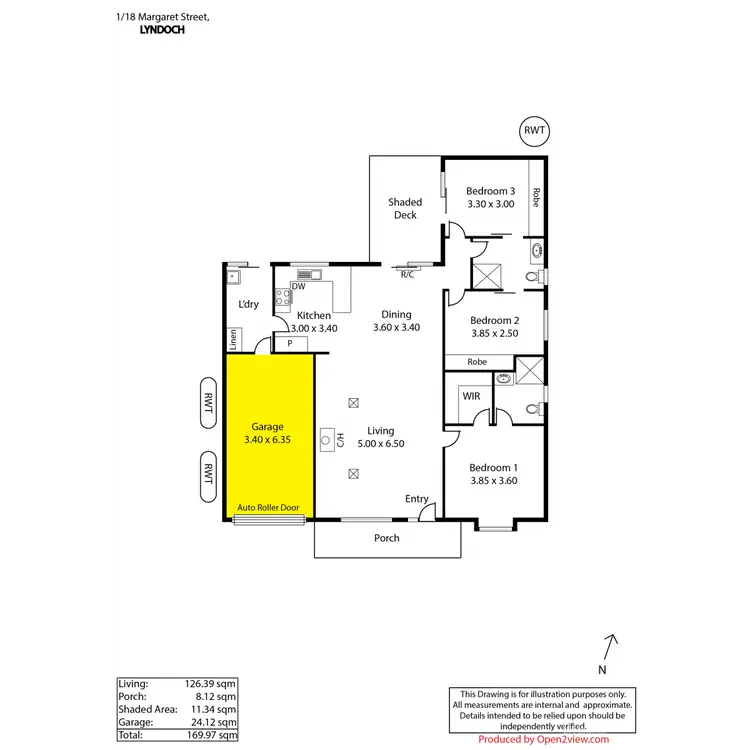 Floorplan of Homely house listing, 1/18 Margaret Street, Lyndoch SA 5351