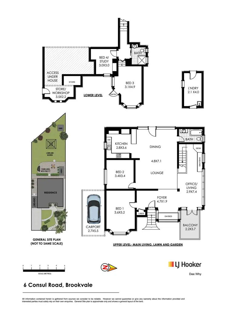 Floorplan of Homely house listing, 6 Consul Road, Brookvale NSW 2100