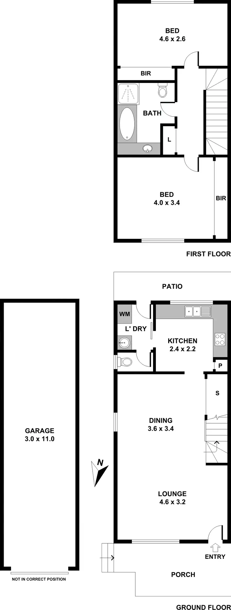 Floorplan of Homely townhouse listing, 10/4-6 Chelmsford Ave, Bankstown NSW 2200