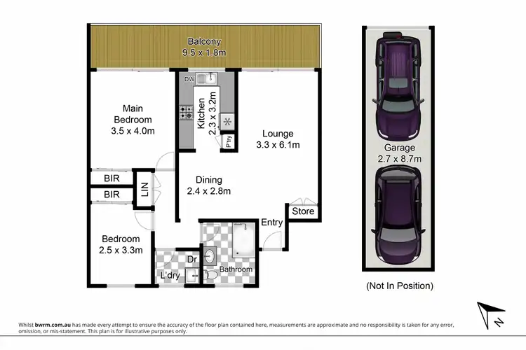 Floorplan of Homely unit listing, 6/83 Helen Street, Lane Cove NSW 2066