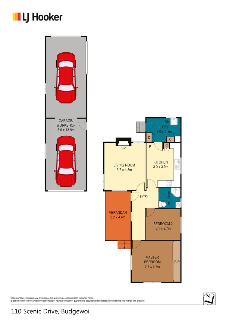 Floorplan of Homely house listing, 110 Scenic Drive, Budgewoi NSW 2262