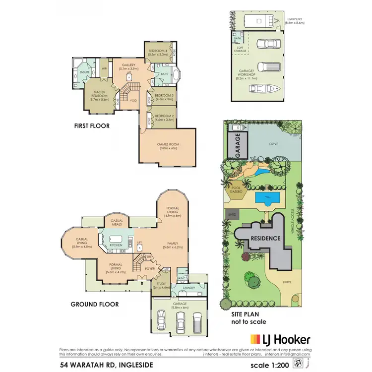 Floorplan of Homely house listing, 54 Waratah Road, Ingleside NSW 2101