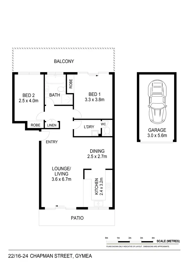 Floorplan of Homely apartment listing, 22/16-24 Chapman Street, Gymea NSW 2227