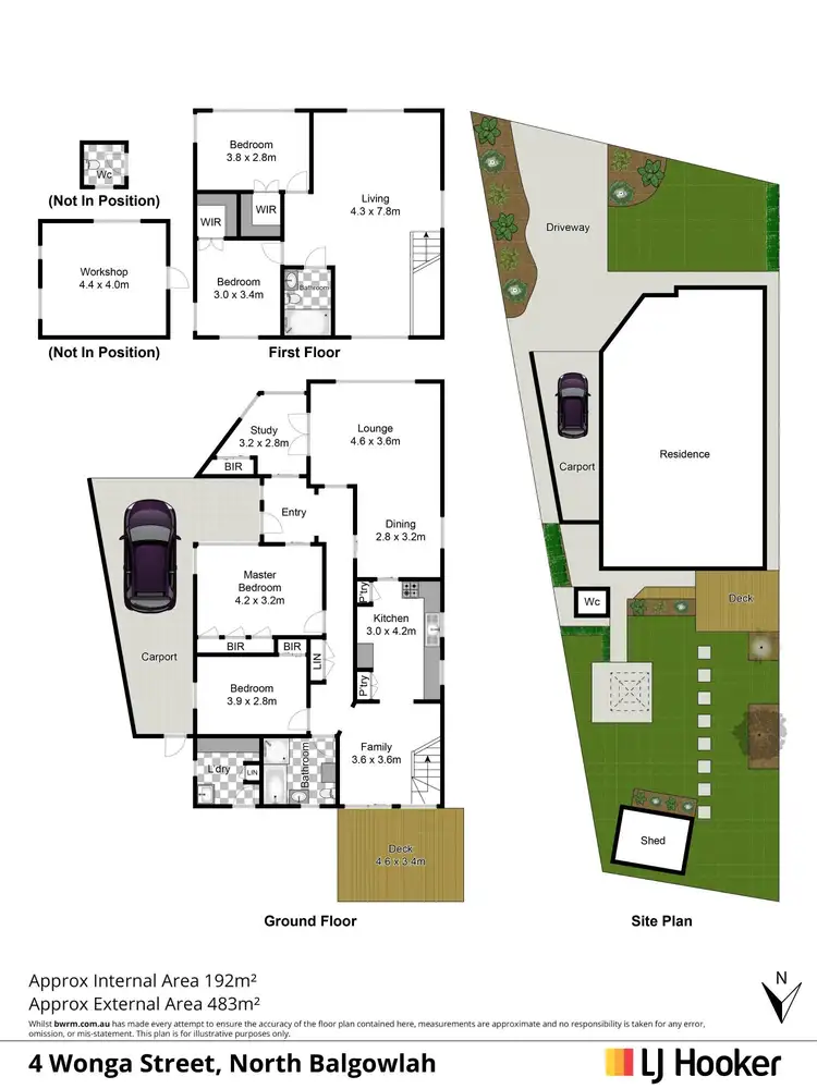 Floorplan of Homely house listing, 4 Wonga Street, North Balgowlah NSW 2093