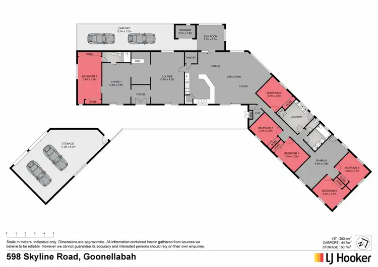 Floorplan of Homely house listing, 598 Skyline Road, Goonellabah NSW 2480