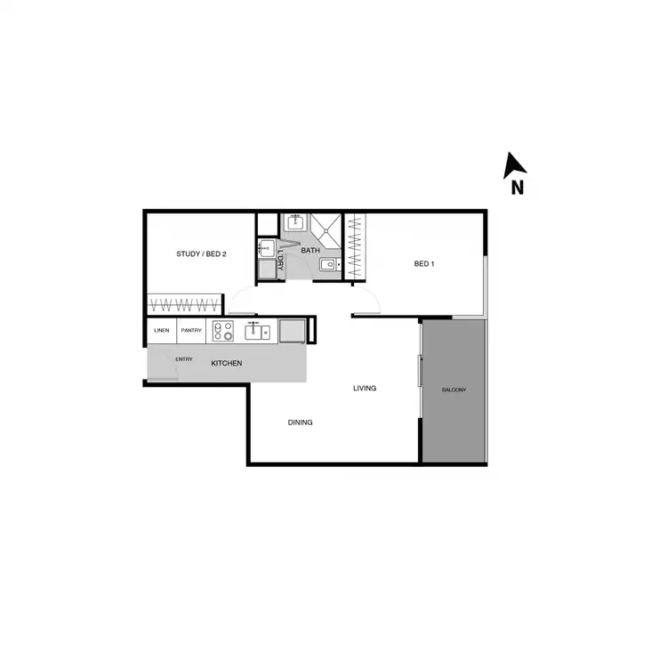 Floorplan of Homely unit listing, 3/77 Gozzard Street, Gungahlin ACT 2912