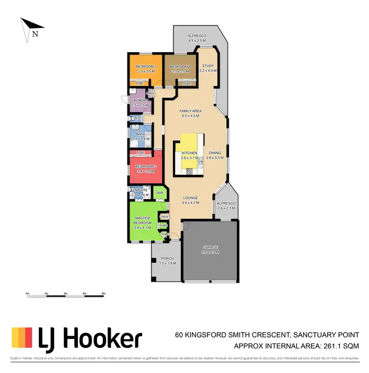 Floorplan of Homely house listing, 60 Kingsford Smith Crescent, Sanctuary Point NSW 2540