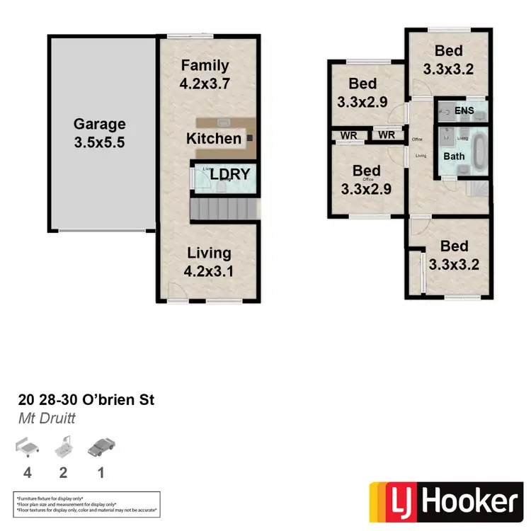 Floorplan of Homely townhouse listing, 20/28-30 O'Brien Street, Mount Druitt NSW 2770