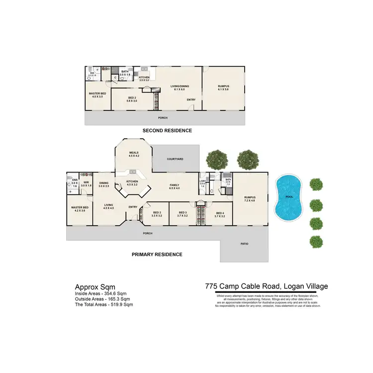 Floorplan of Homely house listing, 775 Camp Cable Road, Logan Village QLD 4207