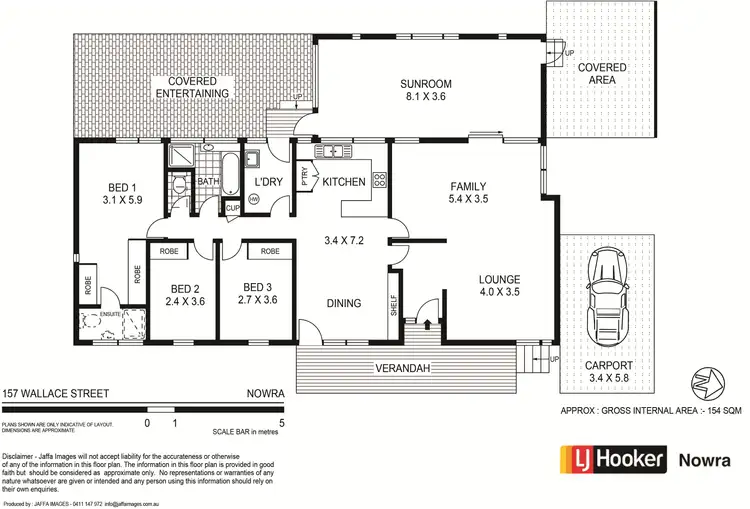 Floorplan of Homely house listing, 157 Wallace Street, Nowra NSW 2541