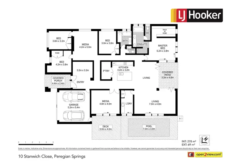 Floorplan of Homely house listing, 10 Stanwich Close, Peregian Springs QLD 4573