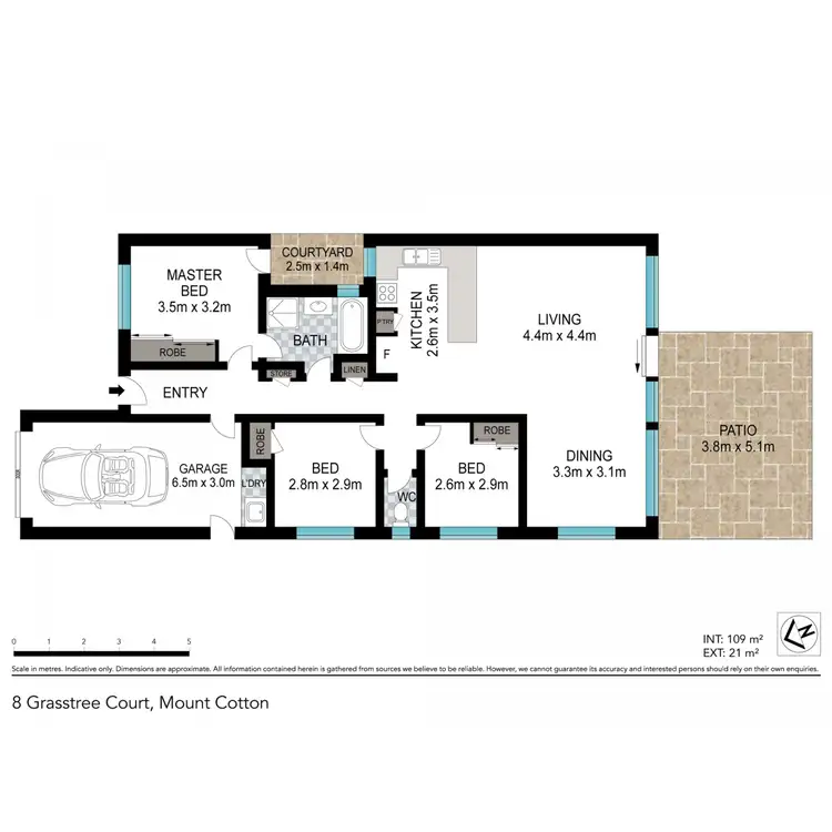Floorplan of Homely house listing, 8 Grasstree Court, Mount Cotton QLD 4165