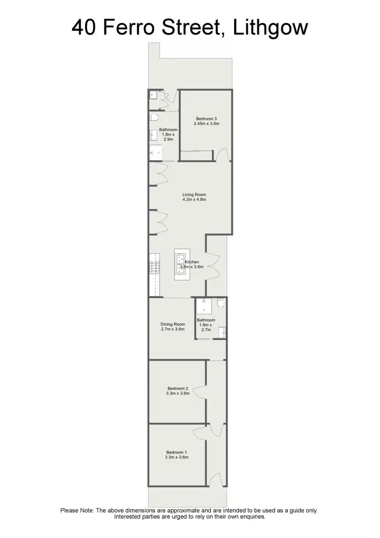 Floorplan of Homely house listing, 40 Ferro Street, Lithgow NSW 2790