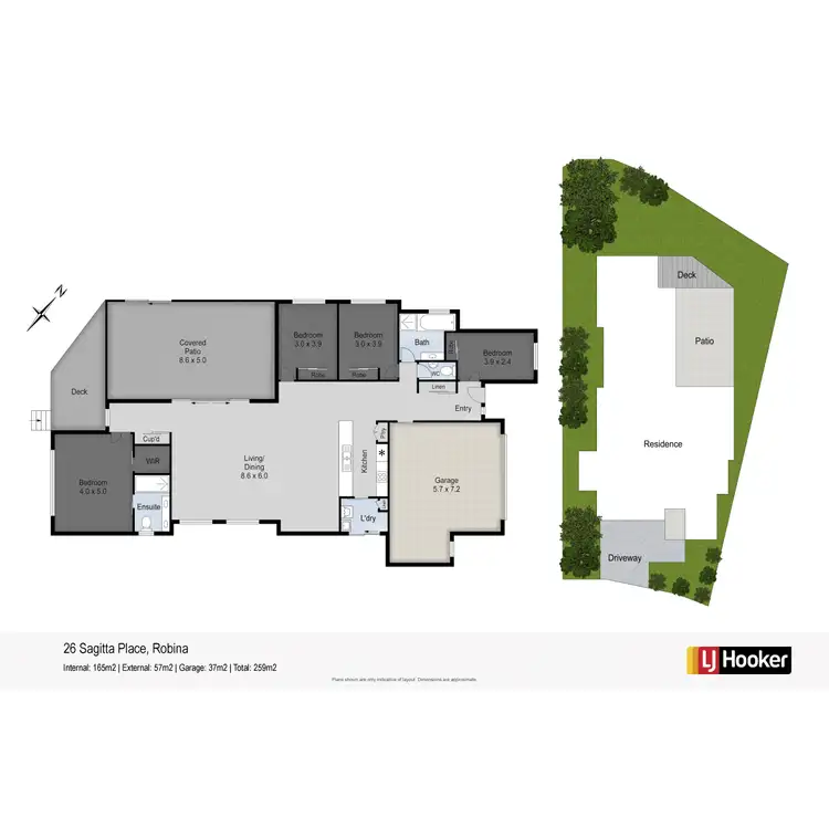 Floorplan of Homely house listing, 26 Sagitta Place, Robina QLD 4226
