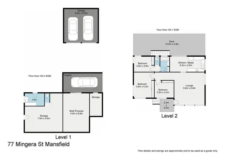 Floorplan of Homely house listing, 77 Mingera Street, Mansfield QLD 4122