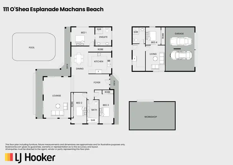 Floorplan of Homely house listing, 111 O'Shea Esplanade, Machans Beach QLD 4878