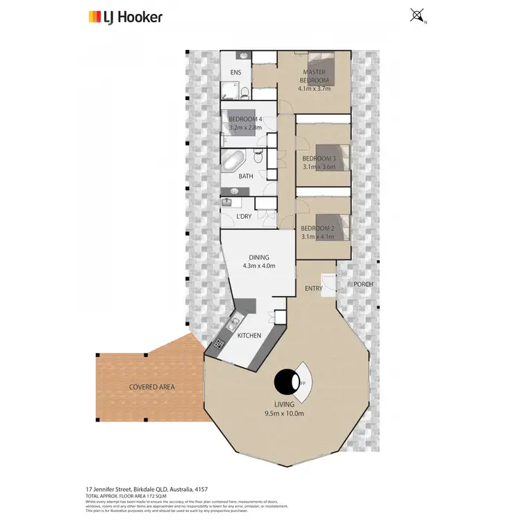 Floorplan of Homely house listing, 17 Jennifer Street, Birkdale QLD 4159