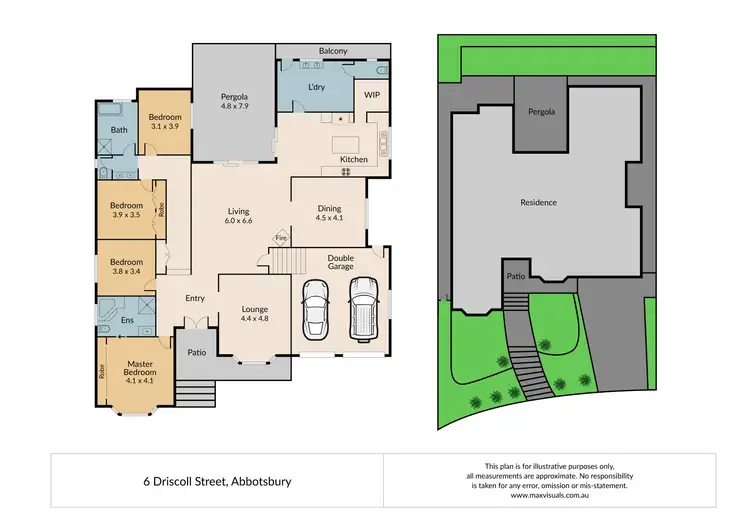 Floorplan of Homely house listing, 6 Driscoll Street, Abbotsbury NSW 2176