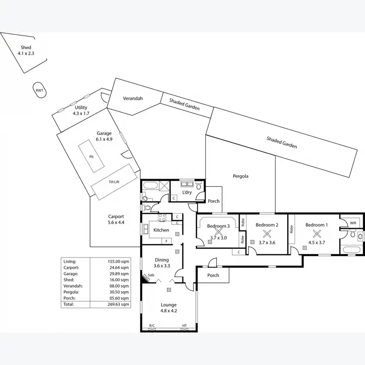 Floorplan of Homely house listing, 4 Horsley Street, Lockleys SA 5032