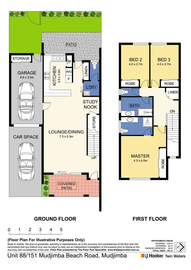 Floorplan of Homely townhouse listing, 88/151-153 Mudjimba Beach Road, Mudjimba QLD 4564