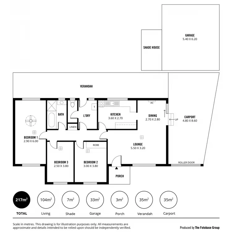 Floorplan of Homely house listing, 1 Eastview Street, Brahma Lodge SA 5109