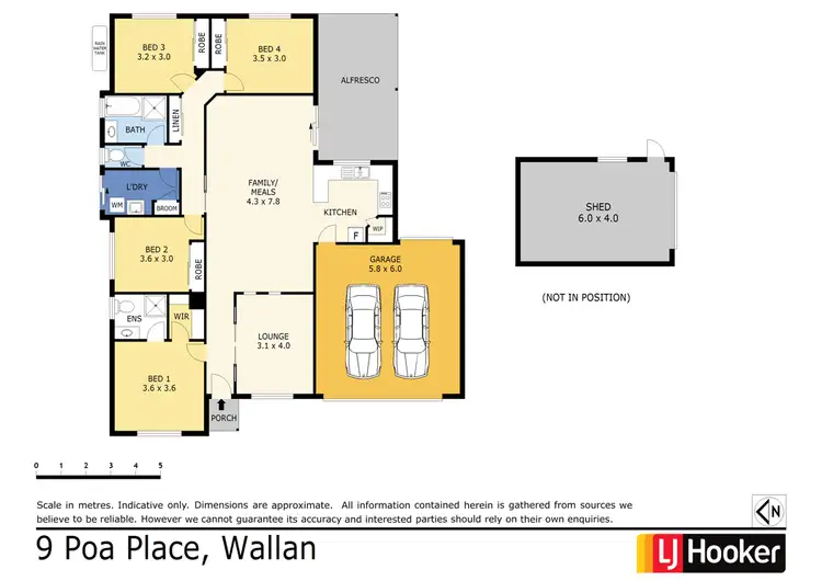 Floorplan of Homely house listing, 9 Poa Place, Wallan VIC 3756