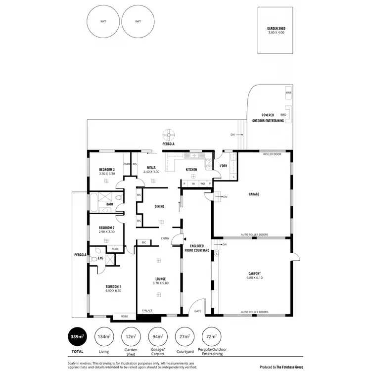 Floorplan of Homely house listing, 17 Waitara Road, Banksia Park SA 5091