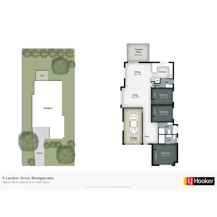 Floorplan of Homely house listing, 9 Lambor Drive, Mudgeeraba QLD 4213