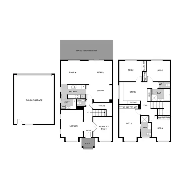 Floorplan of Homely house listing, 17 Frances Burke Street, Gungahlin ACT 2912