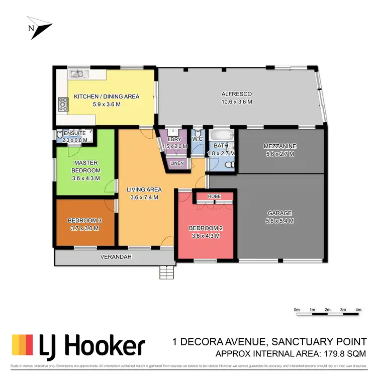 Floorplan of Homely house listing, 1 Decora Avenue, Sanctuary Point NSW 2540