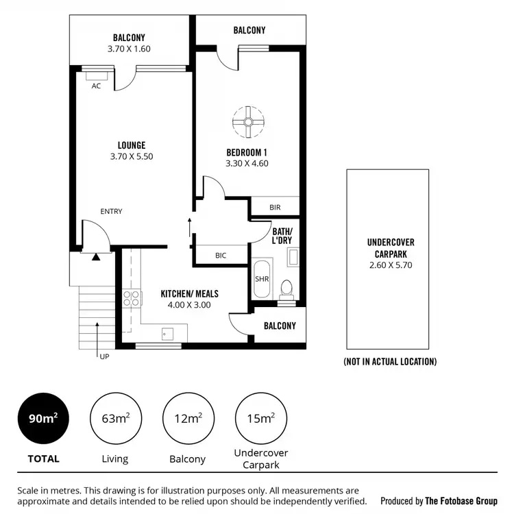 Floorplan of Homely unit listing, 15/123 Cross Road, Hawthorn SA 5062