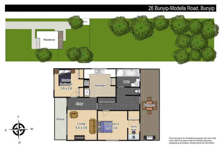 Floorplan of Homely house listing, 26 Bunyip Modella Road, Bunyip VIC 3815
