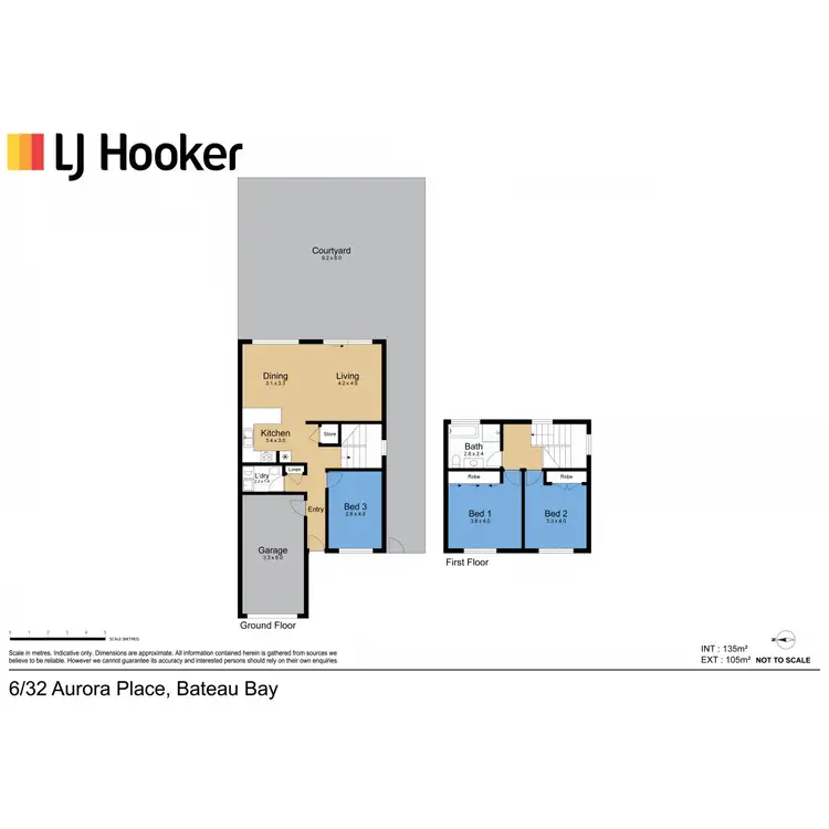 Floorplan of Homely townhouse listing, 6/32 Aurora Place, Bateau Bay NSW 2261