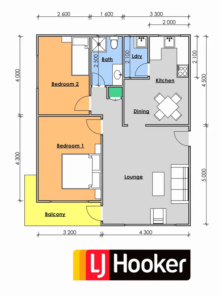 Floorplan of Homely apartment listing, 1/30 Manning Street, Manning Point NSW 2430