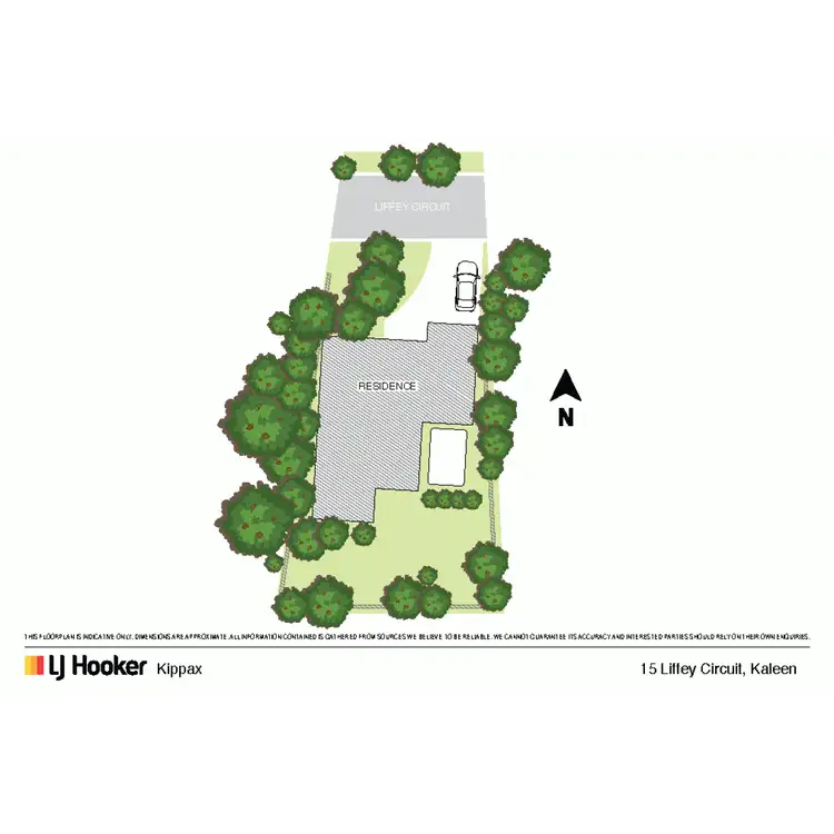Floorplan of Homely house listing, 15 Liffey Circuit, Kaleen ACT 2617