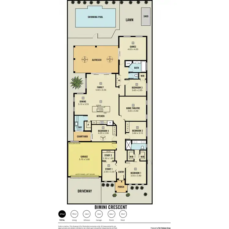 Floorplan of Homely house listing, 19 Bimini Crescent, Mawson Lakes SA 5095