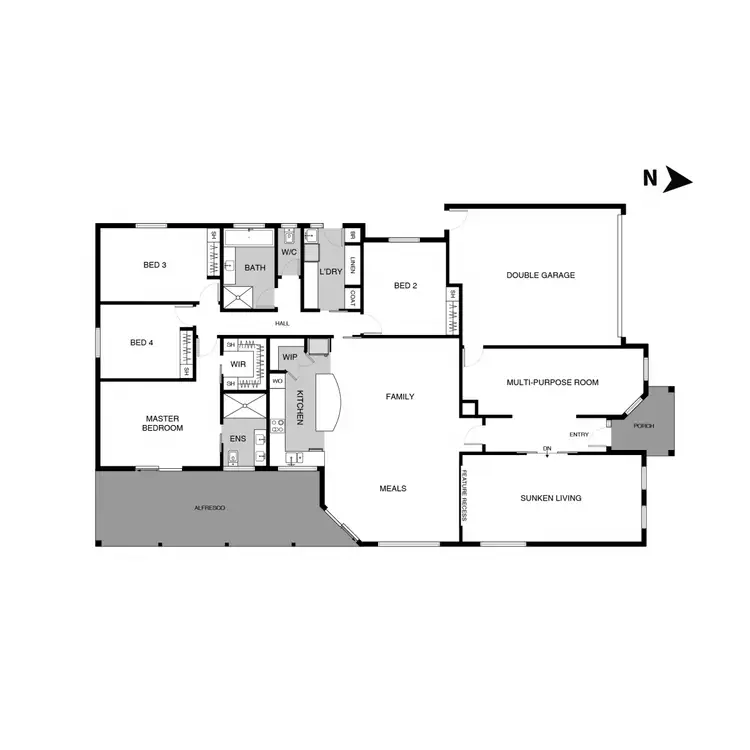 Floorplan of Homely house listing, 79 David Miller Crescent, Casey ACT 2913