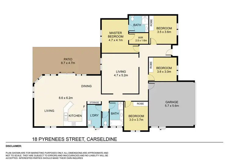 Floorplan of Homely house listing, 18 Pyrenees Street, Carseldine QLD 4034