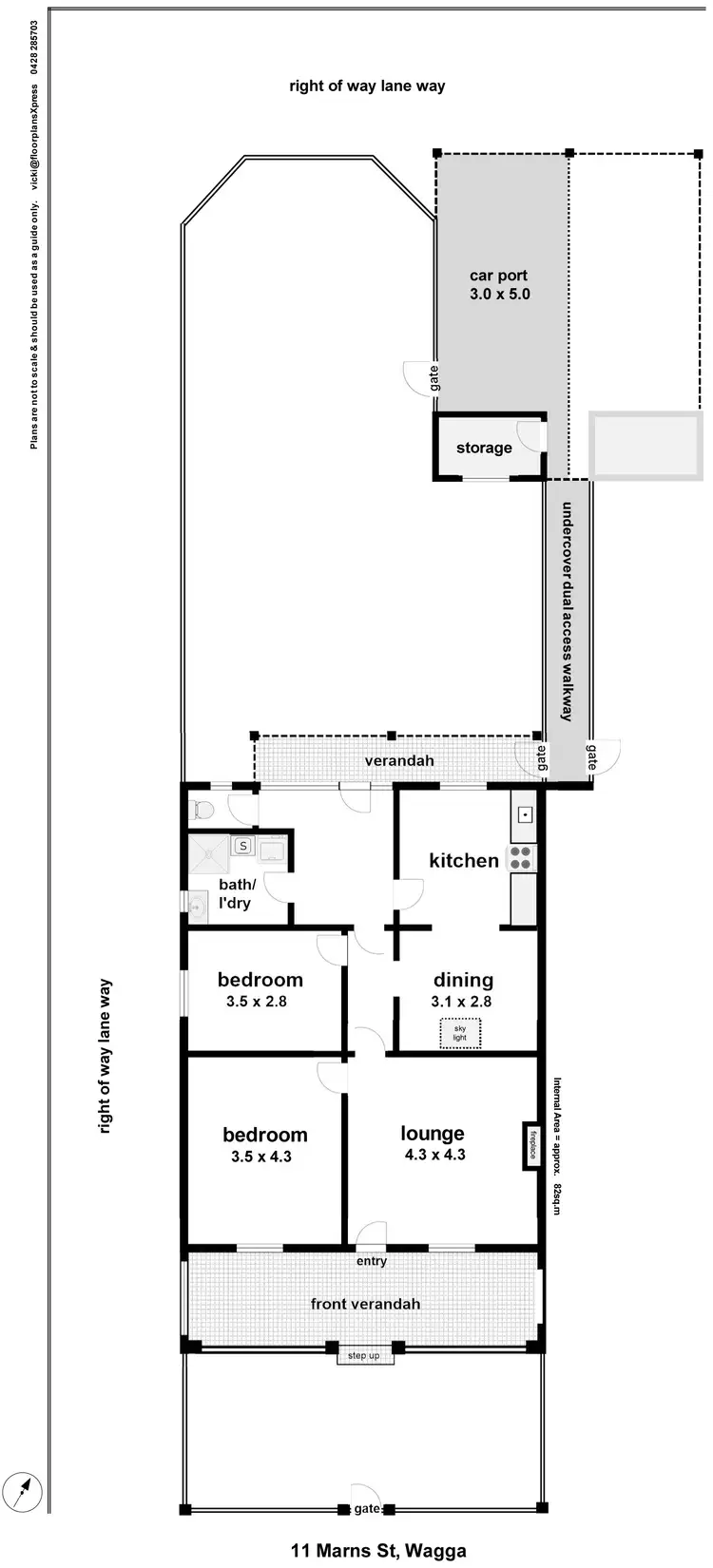 Floorplan of Homely house listing, 11 Marns Street, Wagga Wagga NSW 2650
