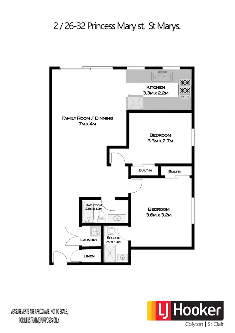 Floorplan of Homely unit listing, 2/26-32 Princess Mary Street, St Marys NSW 2760