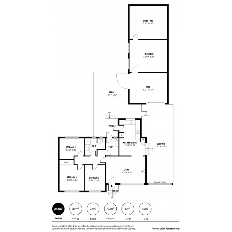 Floorplan of Homely house listing, 8 Baron Avenue, Ingle Farm SA 5098