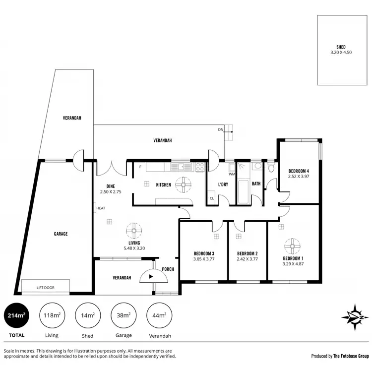 Floorplan of Homely house listing, 39 Hanson Road, Elizabeth Downs SA 5113