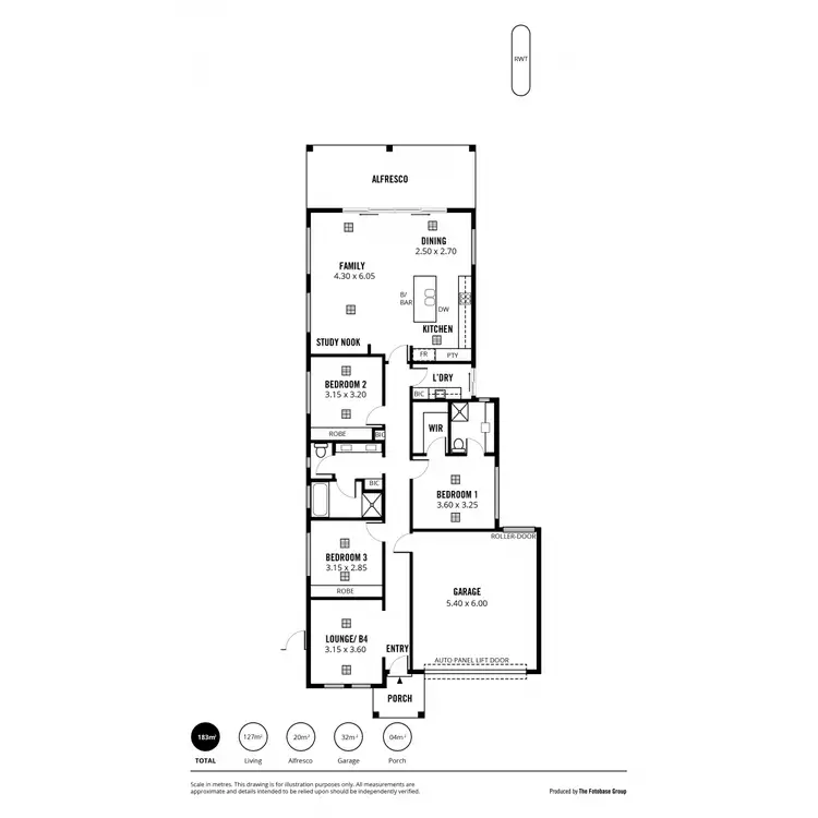 Floorplan of Homely house listing, 12A Linton Street, Banksia Park SA 5091