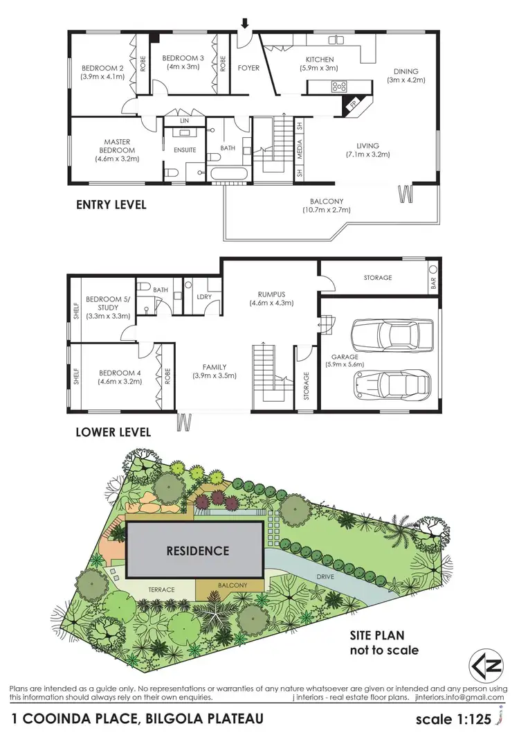 Floorplan of Homely house listing, 1 Cooinda Place, Bilgola Plateau NSW 2107