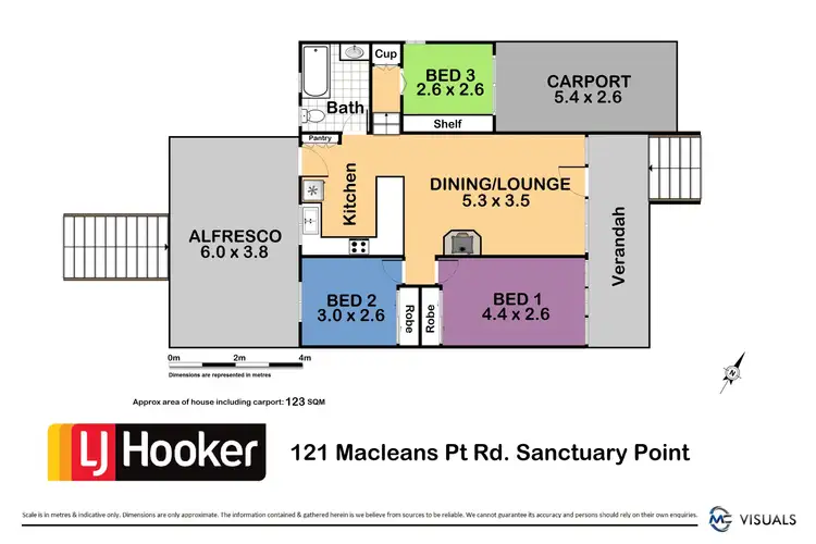 Floorplan of Homely house listing, 121 Macleans Point Road, Sanctuary Point NSW 2540