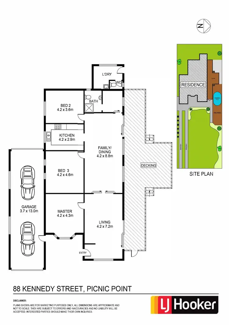 Floorplan of Homely house listing, 88 Kennedy Street, Picnic Point NSW 2213