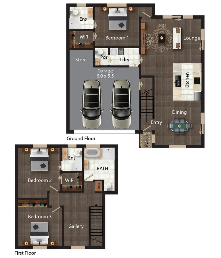 Floorplan of Homely townhouse listing, 9/51 Erin Street, Queanbeyan NSW 2620
