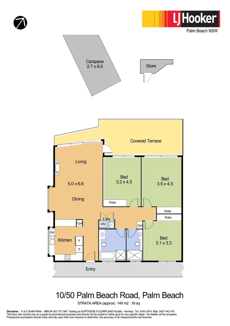 Floorplan of Homely apartment listing, 10/50 Palm Beach Road, Palm Beach NSW 2108